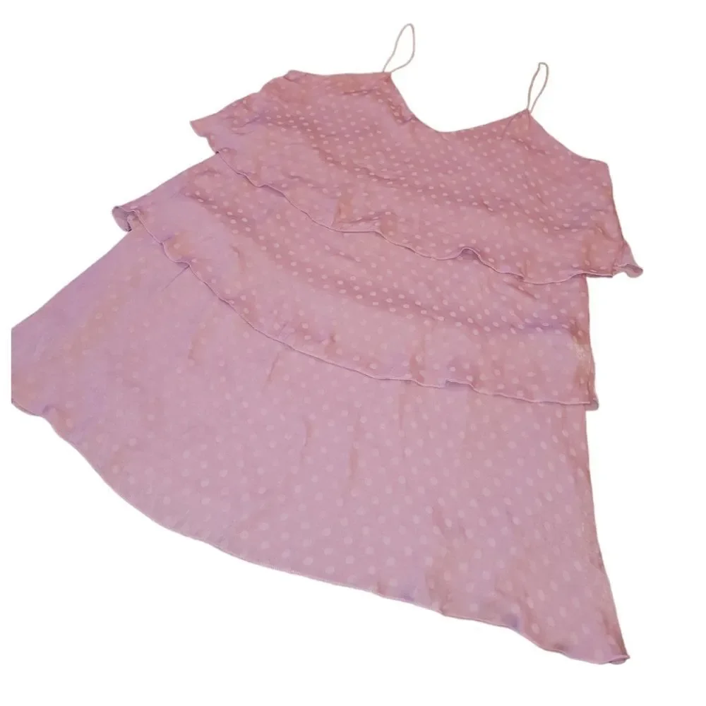 Show Me Your Mumu Suarez Ruffle Dress Primrose Dot Dress S